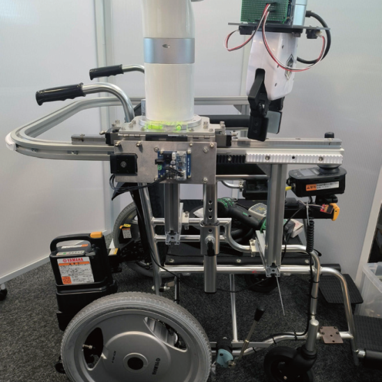 Movable base of wheelchair mounted robotic arm